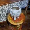 Small elephant white 5 inch - Image 2